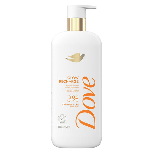 DOVE SERUM BODY WASH GLOW RECHARGE - 547ML