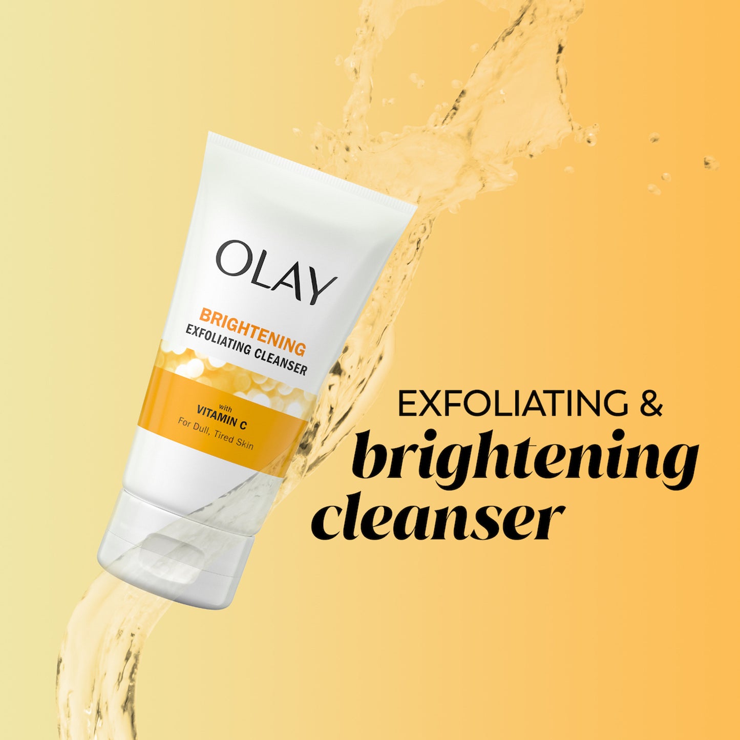 OLAY BRIGHTENING EXFOLIATING CLEANSER WITH VITAMIN C