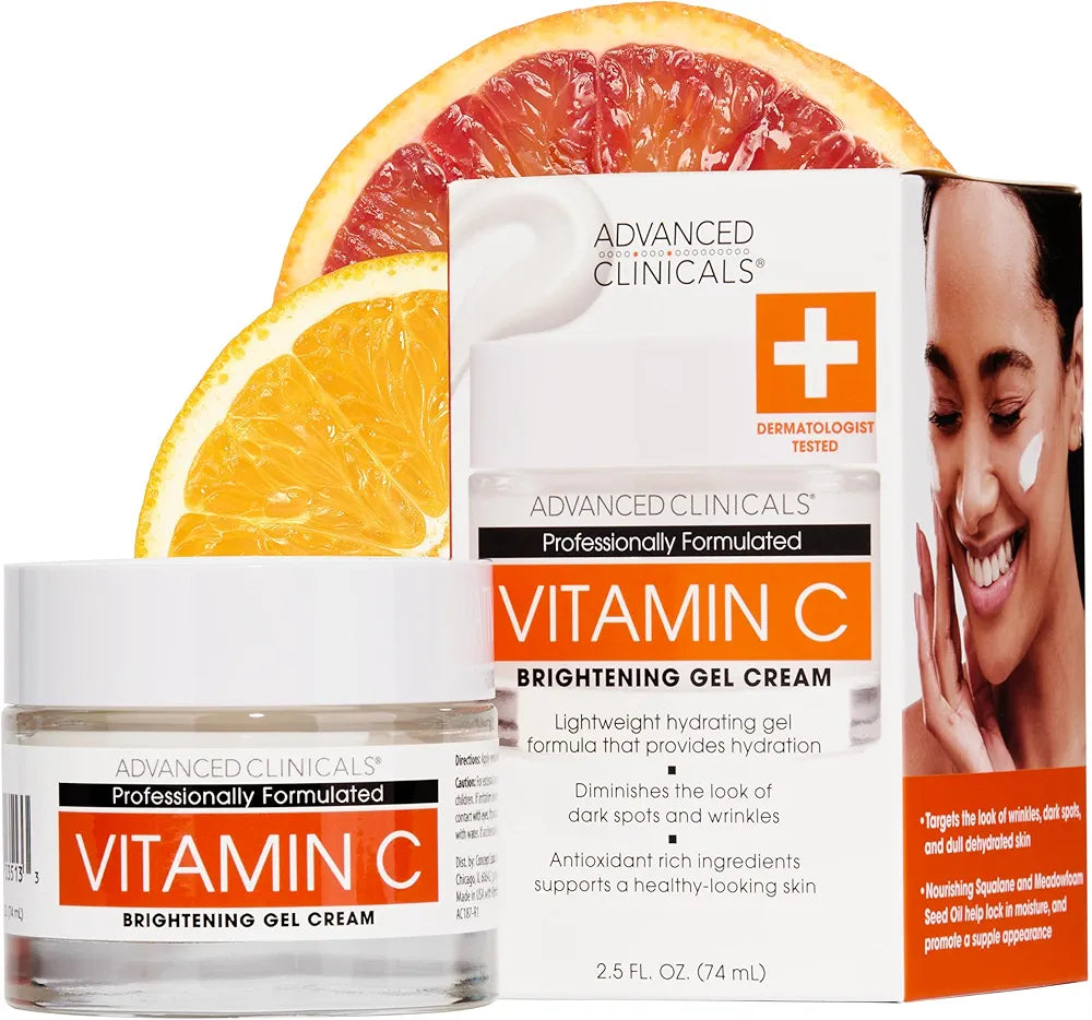 ADVANCED CLINICALS VITAMIN C BRIGHTENING FACE GEL-CREAM