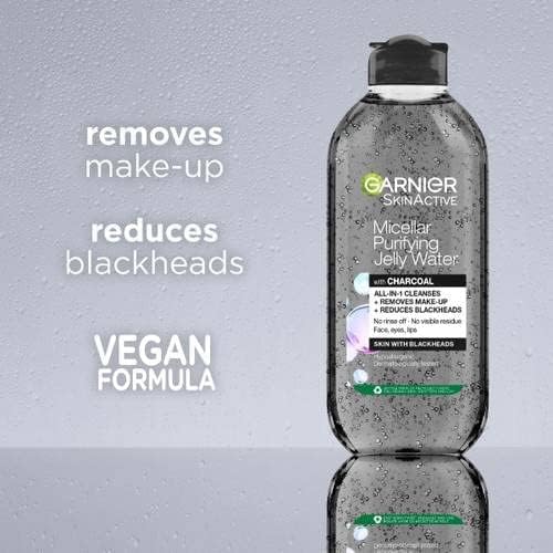 GARNIER MICELLAR PURIFYING CHARCOAL AND SALICYLIC ACID CLEANSING JELLY WATER 400ML