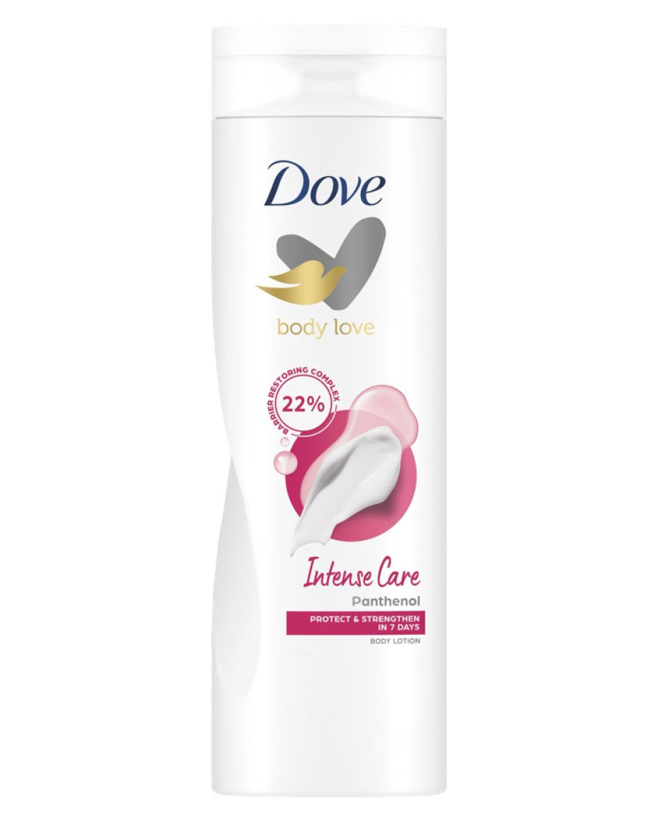 DOVE INTENSE CARE PANTHENOL BODY LOTION - BARRIER RESTORE COMPLEX - 400ML