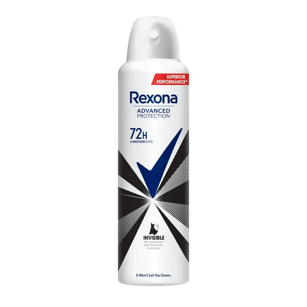 REXONA ADVANCED PROTECTION 72H INVISIBLE ANTIPERSPIRANT DEODORANT SPRAY 200ML