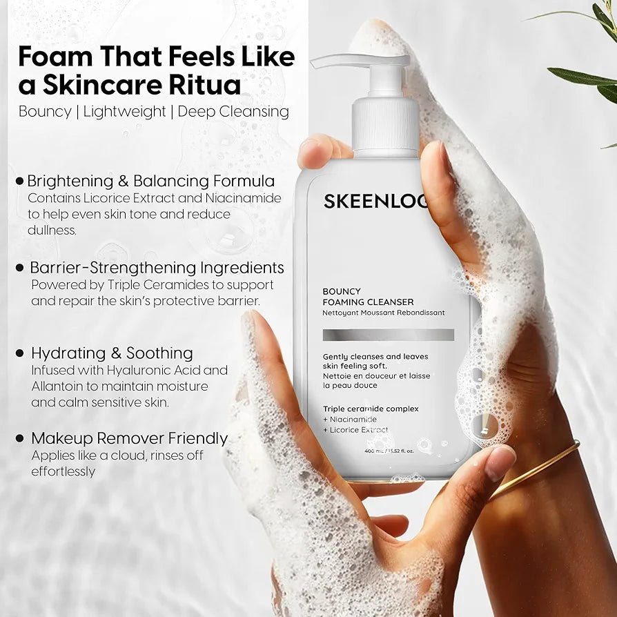 SKEENLOGIC BOUNCY FOAMING CLEANSER - 400ML