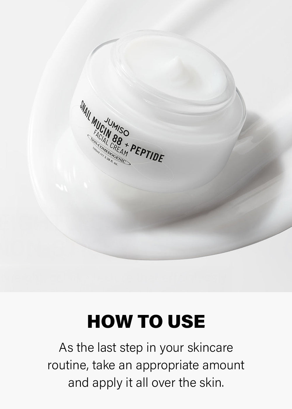 JUMISO SNAIL MUCIN 88 + PEPTIDE CREAM 100ML