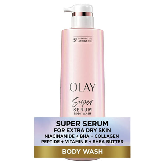 OLAY SUPER SERUM BODY WASH FOR ROUGH & BUMPY SKIN - 547ML
