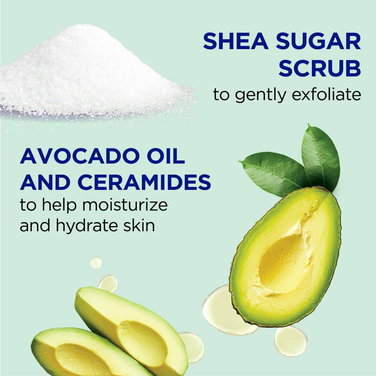 DR TEAL'S CERAMIDES AND AVOCADO OIL SHEA SUGAR SCRUB 538G