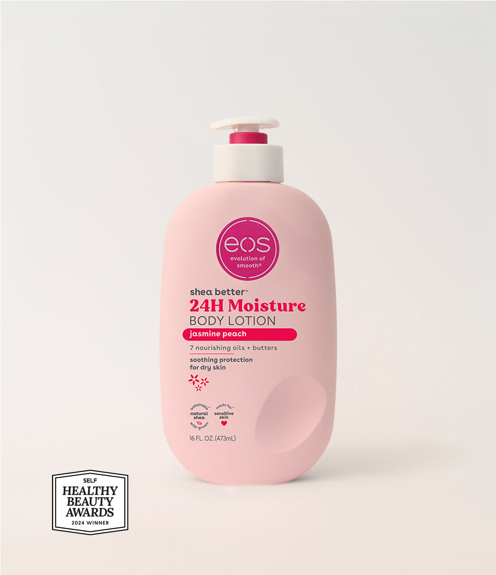 EVOLUTION OF SMOOTH (EOS)- JASMINE PEACH 24HRS BODY LOTION 473ML - Broken Pump Discount