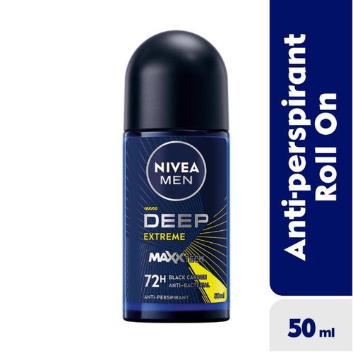 NIVEA MEN DEEP EXTREME BLACK CARBON ANTI-BACTERIAL ROLL-ON