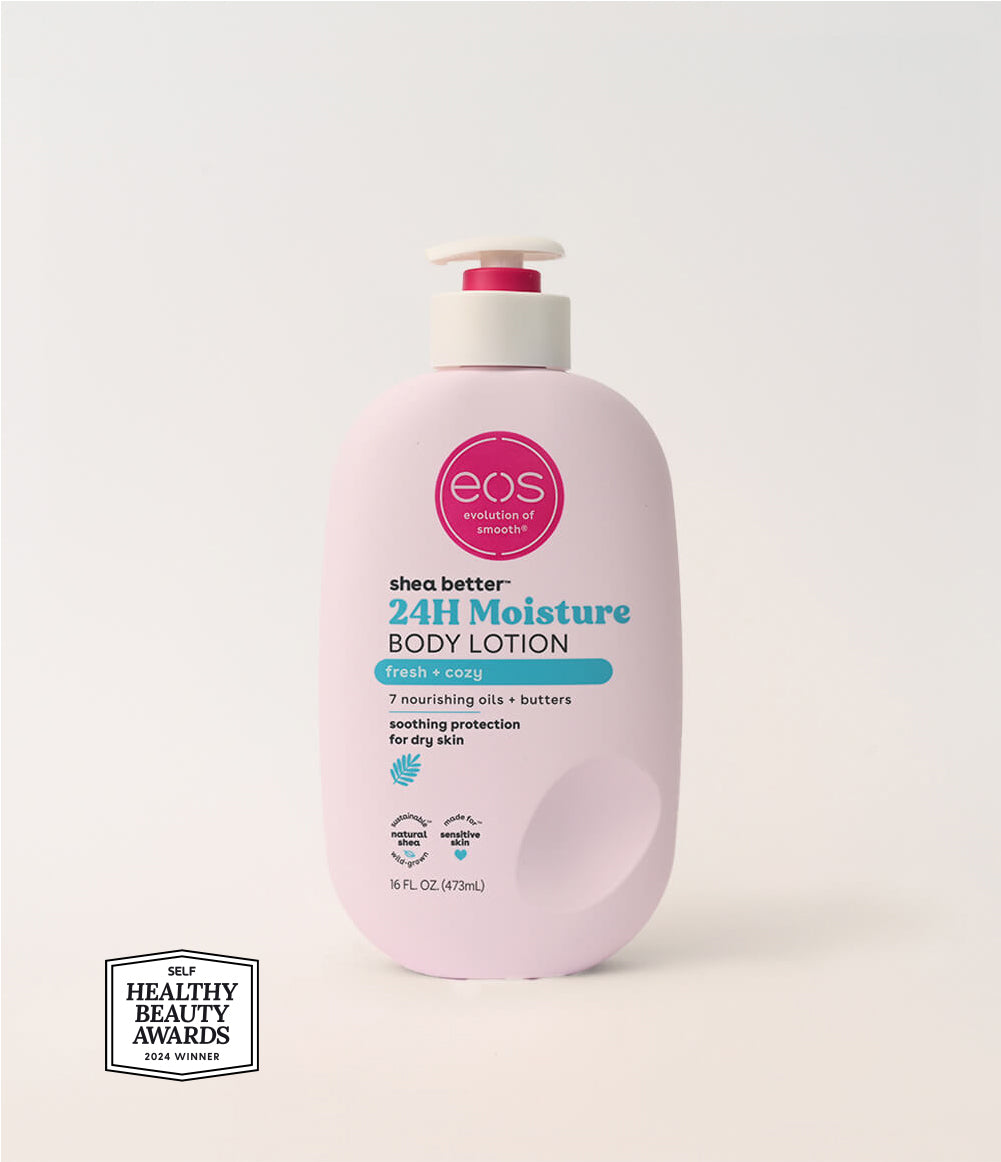 EVOLUTION OF SMOOTH (EOS)- FRESH AND COZY 24HRS BODY LOTION 473ML - Broken Pump Discount