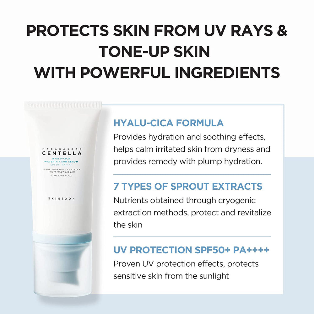 SKIN1004 HYALU-CICA WATER-FIT SUN SERUM SPF50+