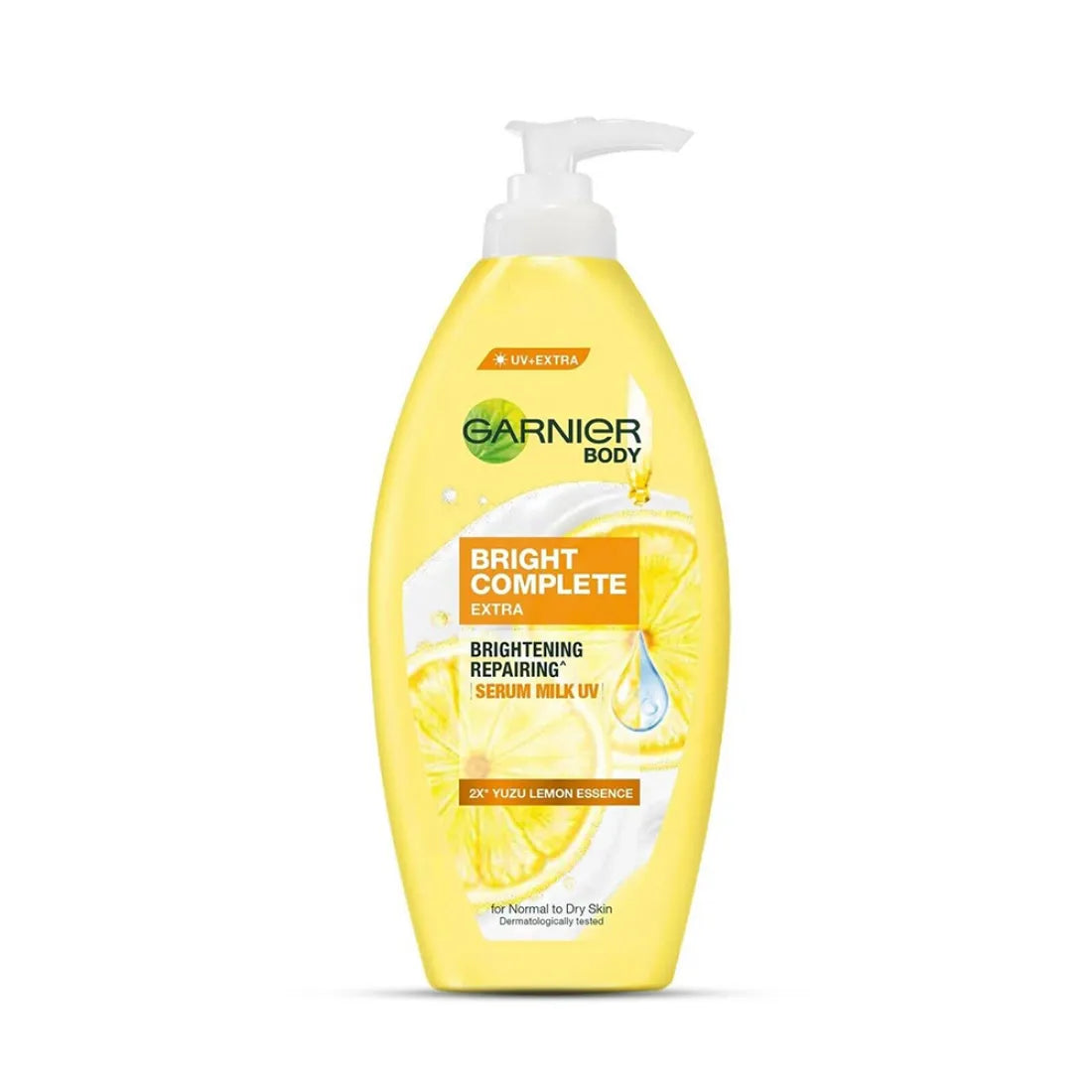GARNIER BRIGHT COMPLETE BRIGHTENING REPAIRING MILK LOTION- 400ML