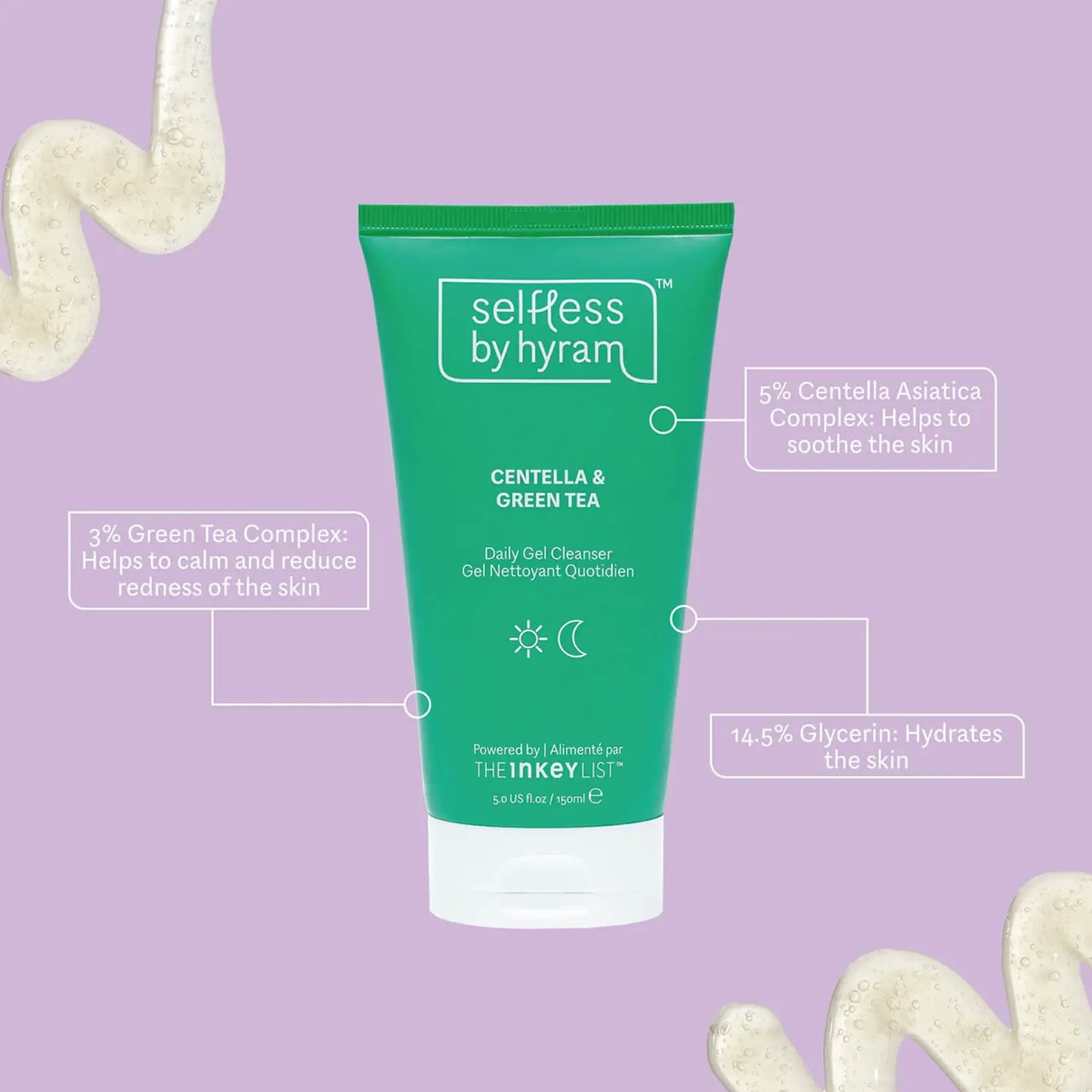SELFLESS BY HYRAM CENTELLA & GREEN TEA HYDRATING GEL CLEANSER