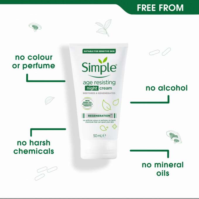SIMPLE REGENERATION AGE RESISTING NIGHT CREAM