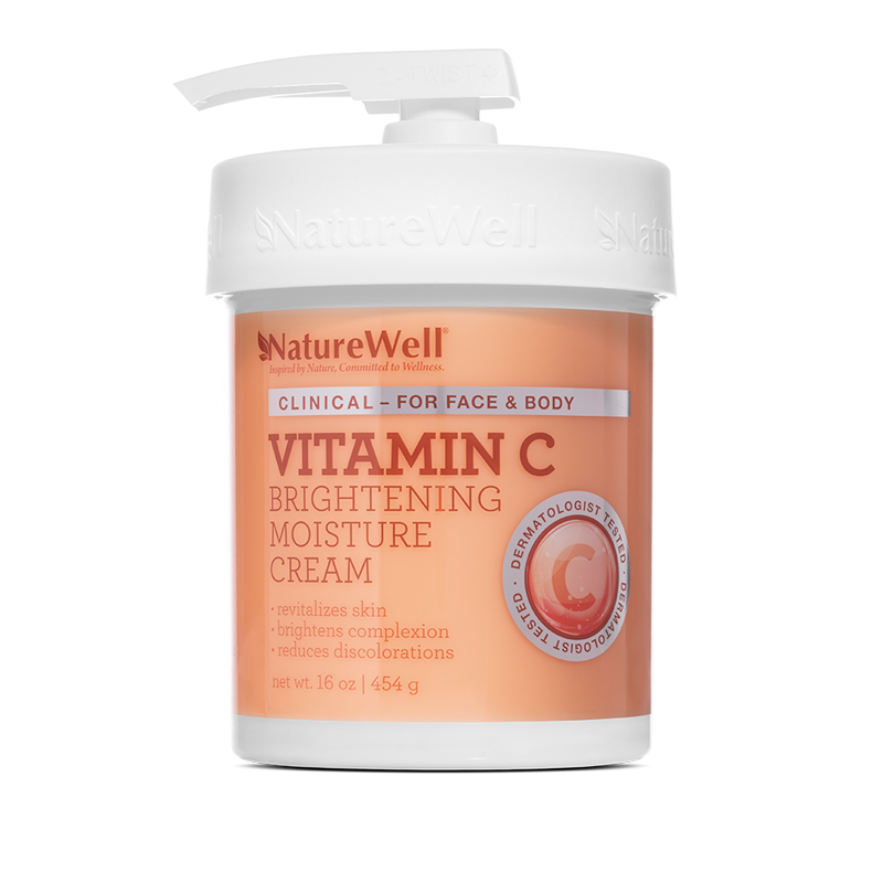 NATUREWELL VIT C BRIGHTENING MOISTURE CREAM 16oz