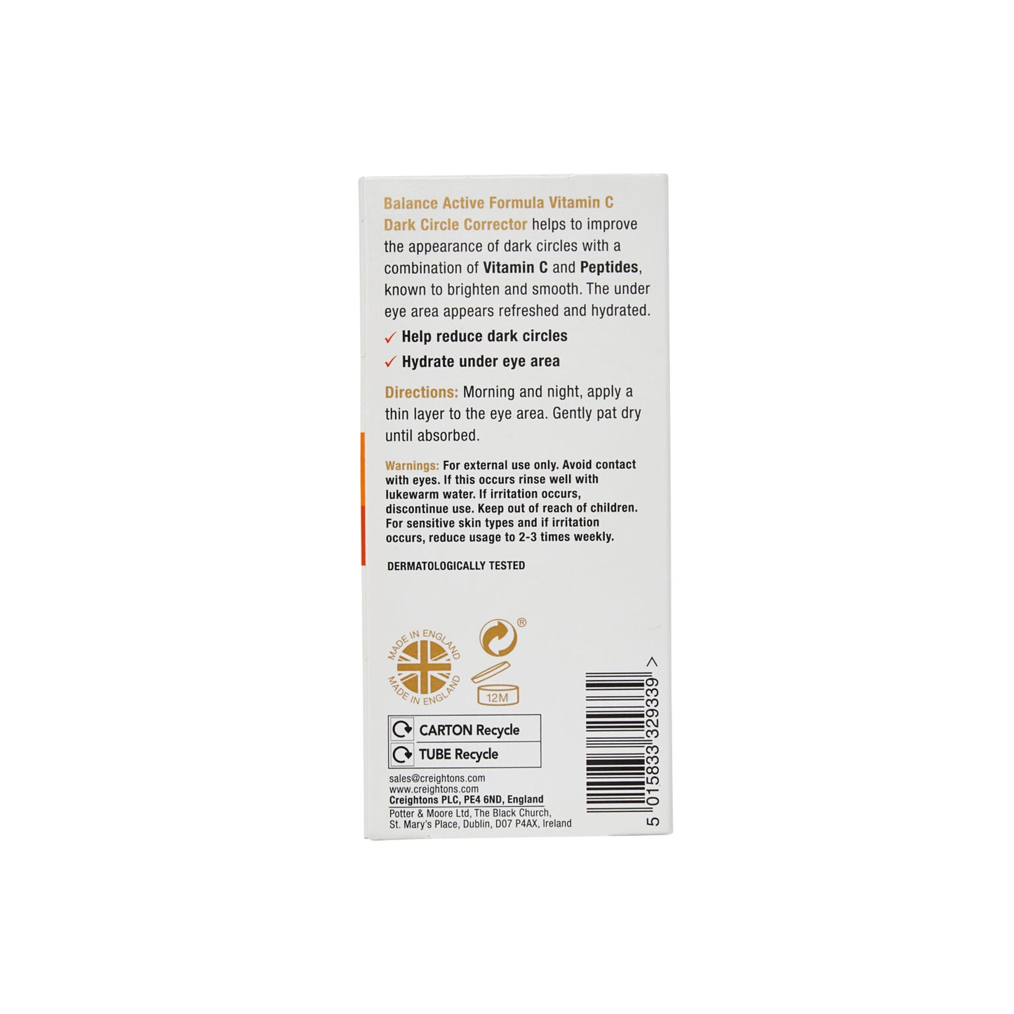 BALANCE ACTIVE FORMULA VITAMIN C DARK CIRCLE CORRECTOR 15ML