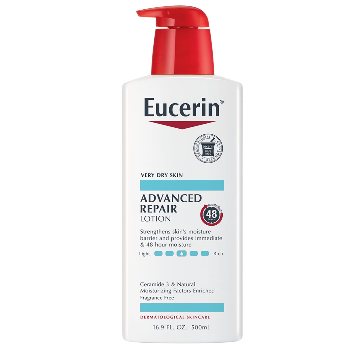 EUCERIN ADVANCED REPAIR LOTION 500ML
