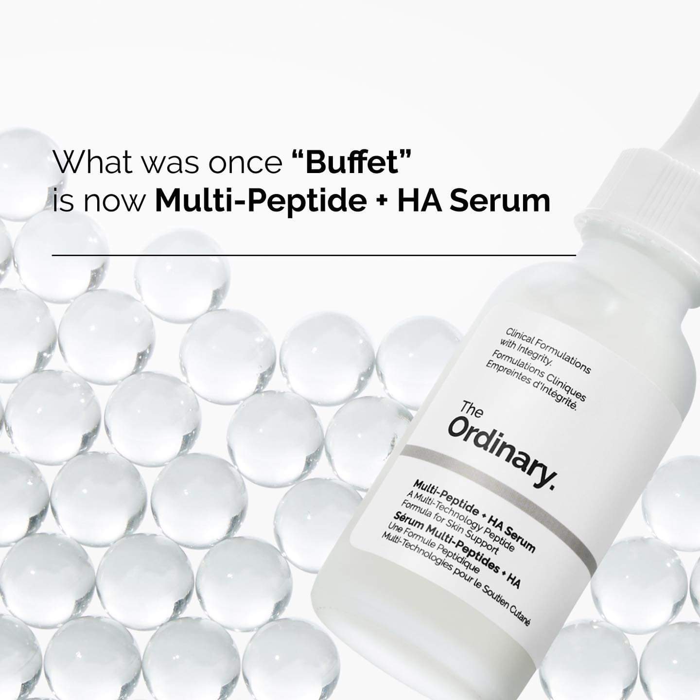 THE ORDINARY "BUFFET"- NOW MULTI-PEPTIDE + HA SERUM