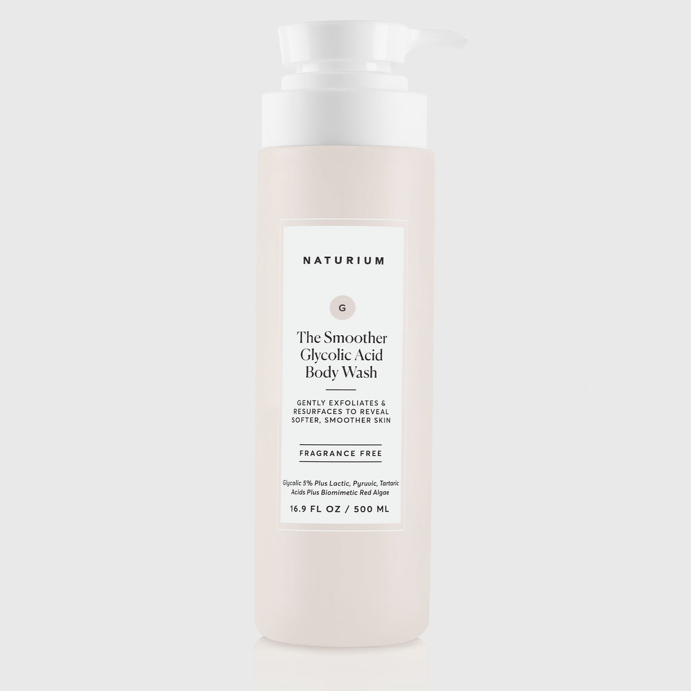 NATURIUM- THE SMOOTHER GLYCOLIC ACID EXFOLIATING BODY WASH