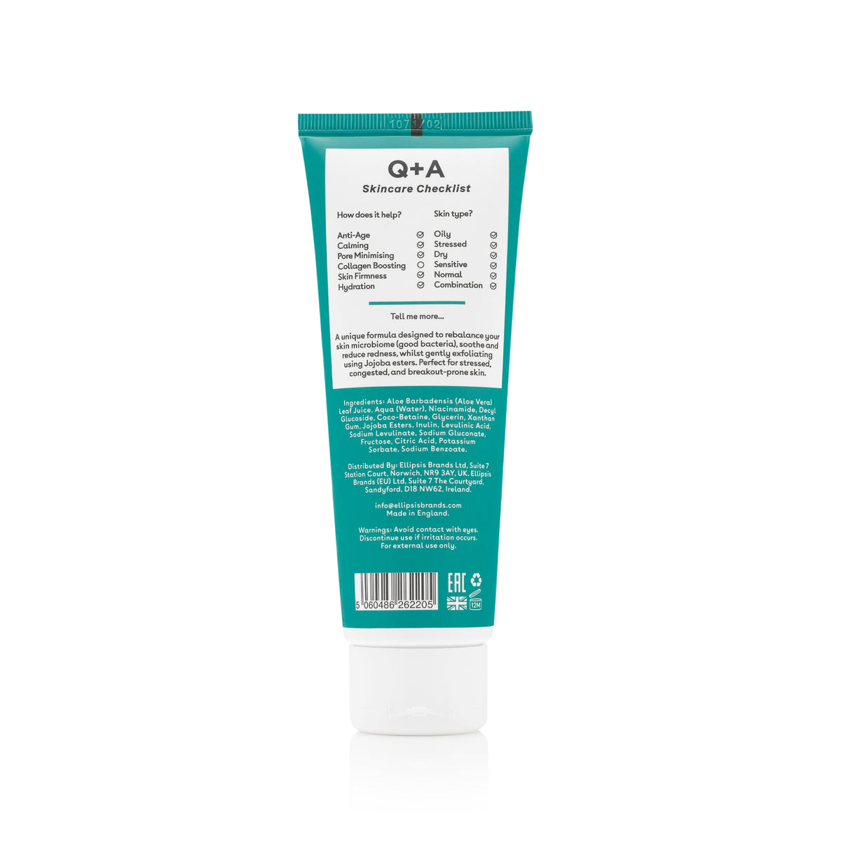 Q+A NIACINAMIDE EXFOLIATING CLEANSER