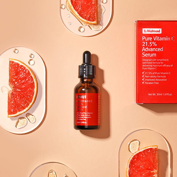 BY WISHTREND
PURE VITAMIN C 21.5% ADVANCED SERUM