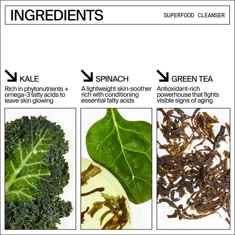 YOUTH TO THE PEOPLE KALE + GREEN SPINACH VITAMINS SUPERFOOD CLEANSER