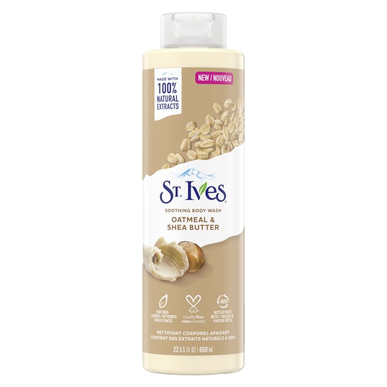 ST IVES BODY WASH- SOOTHING OATMEAL & SHEA BUTTER 650ML