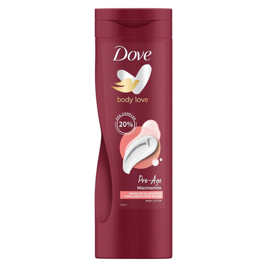 DOVE BODY PRO-AGE NIACINAMIDE BODY LOTION (20% AHA COMPLEX - IMPROVES ELASTICITY & SUPPLENESS) - 400ML