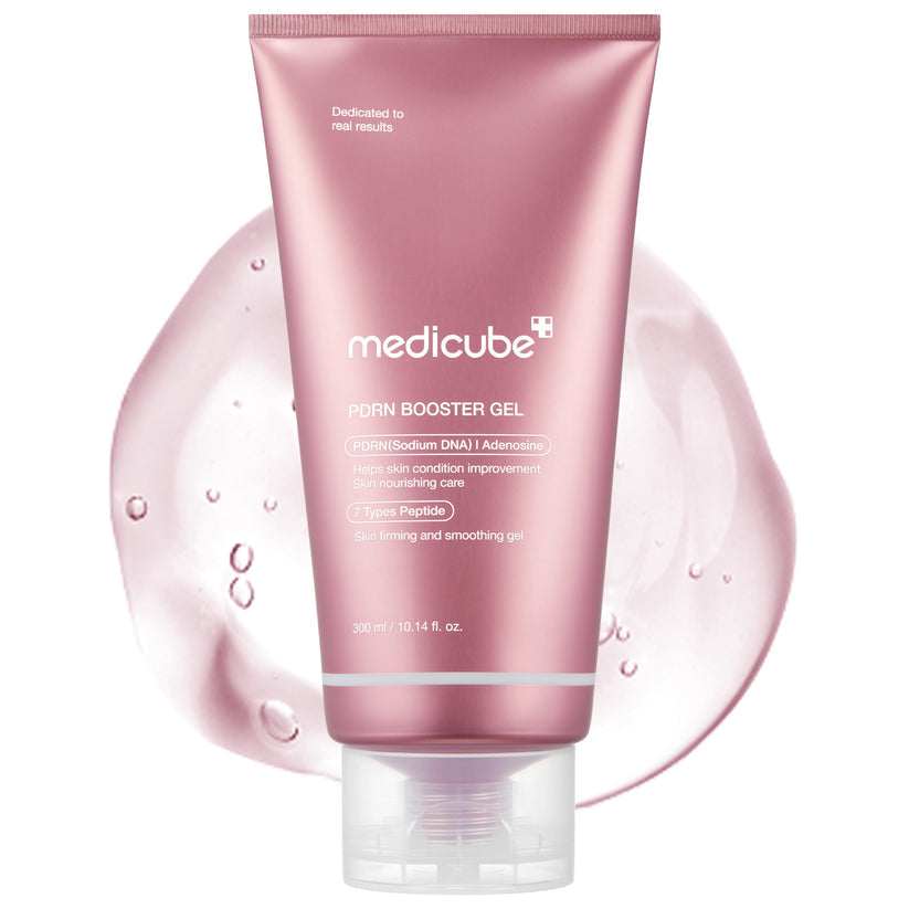 MEDICUBE PDRN BOOSTER GEL (PDRN SODIUM DNA | ADENOSINE | 7 TYPES PEPTIDE - SKIN NOURISHING & FIRMING CARE) - 300ML