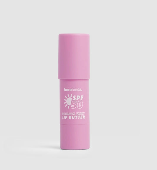 FACE FACTS PASSIONFRUIT SPF 50 LIP BUTTER (MACADAMIA OIL + SHEA BUTTER - VEGAN)