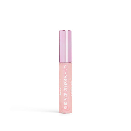 FACE FACTS SHIMMER GLOSS WAND - TWILIGHT BERRY (HYALURONIC ACID + MEADOWFOAM OIL - VEGAN) - 10ML