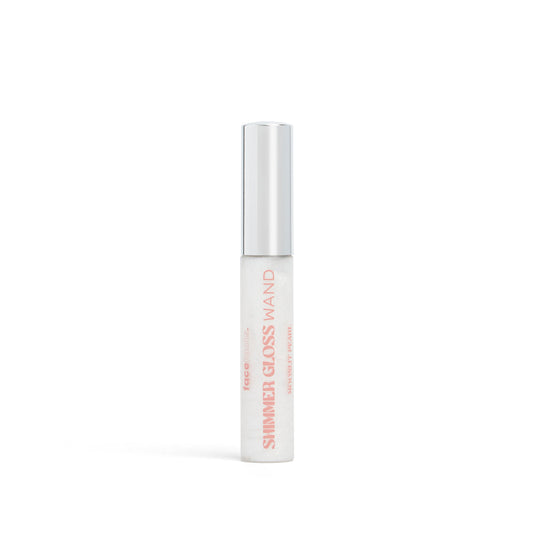 FACE FACTS SHIMMER GLOSS WAND - MOONLIT PEARL (HYALURONIC ACID + MEADOWFOAM OIL - VEGAN) - 10ML