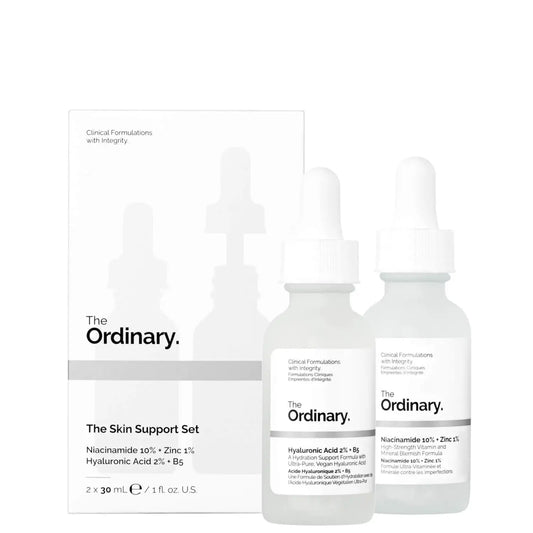 THE ORDINARY SKIN SUPPORT SET (NIACINAMIDE & HYALURONIC ACID)