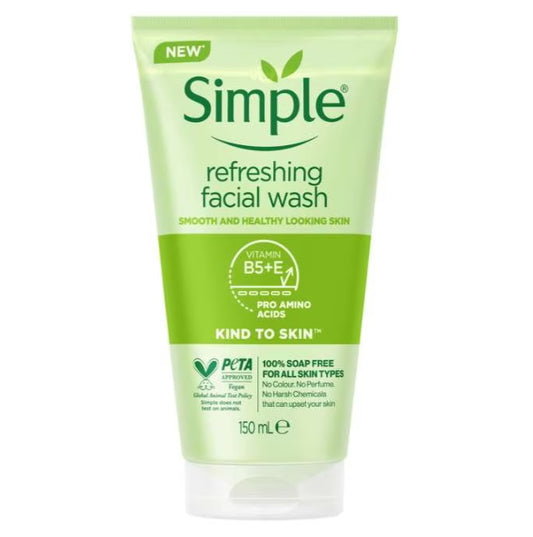 SIMPLE KIND TO SKIN REFRESHING FACIAL GEL WASH- 150ML