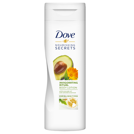 DOVE BODY LOTION 400ML- INVIGORATING CARE- Avocado Oil & calendula – Skin  Pop Essentiel