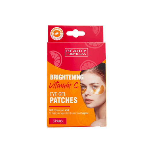 BEAUTY FORMULAS BRIGHTENING VITAMIN C EYE GEL PATCHES 6 PAIRS