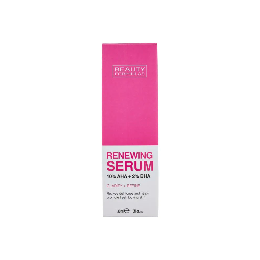 BEAUTY FORMULAS RENEWING AHA & BHA SERUM 30ML – Skin Pop Essentiel