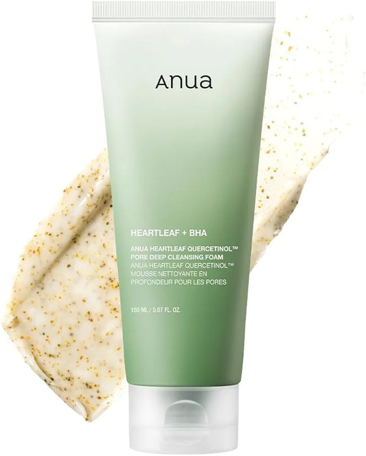 ANUA HEARTLEAF QUERCETINOL PORE DEEP CLEANSING FOAM