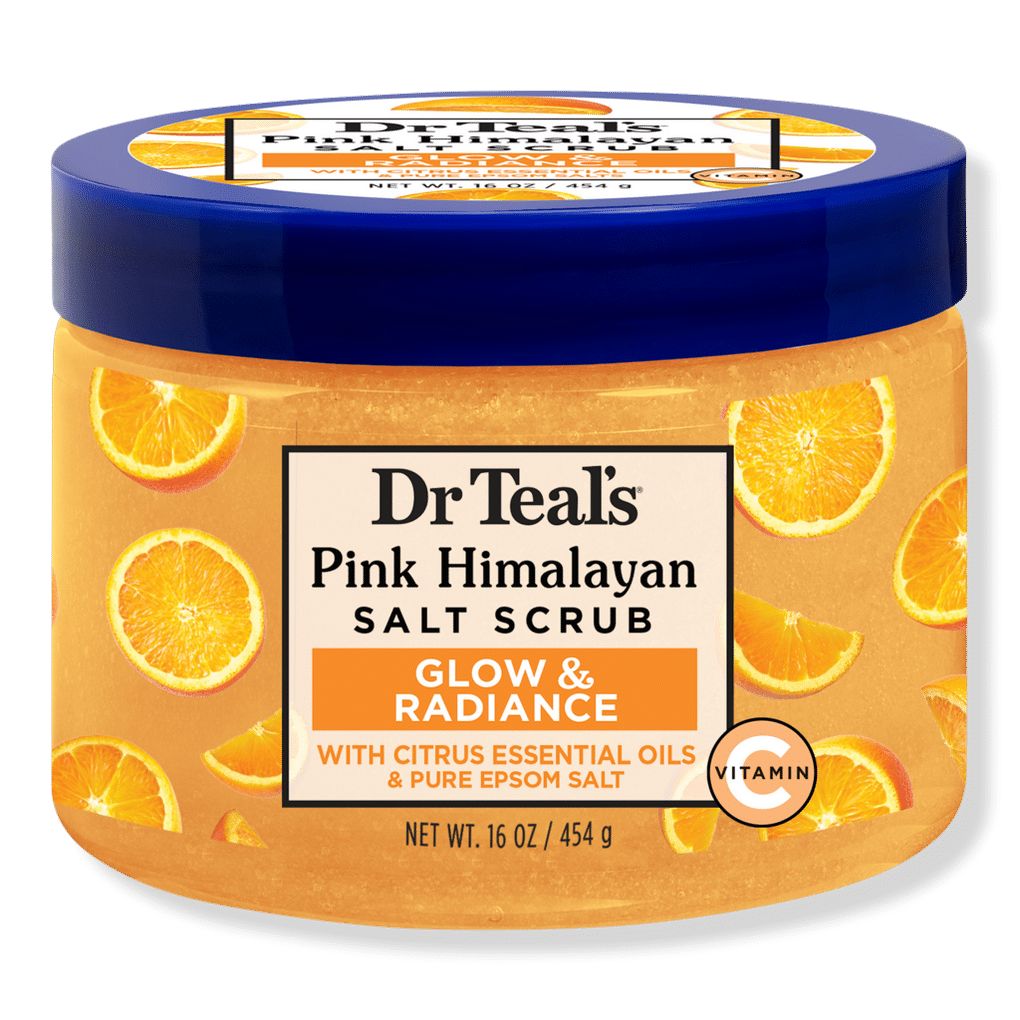 DR TEAL'S PINK HAMALAYAN CITRUS SALT SCRUB