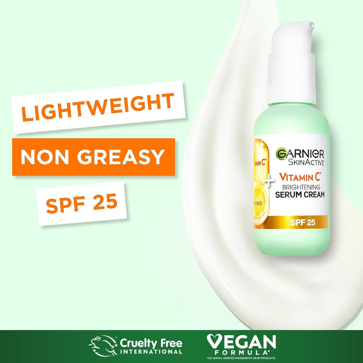 GARNIER VITAMIN C 2 IN 1 BRIGHTENING SERUM CREAM