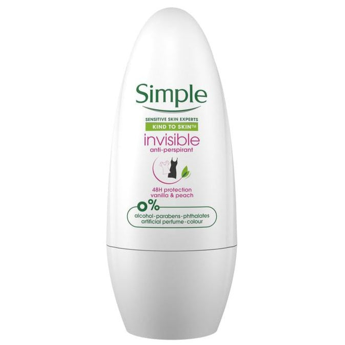 SIMPLE INVISIBLE ANTI-PERSPIRANT ROLL-ON