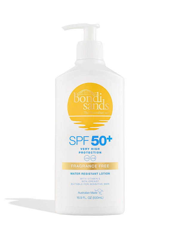 BONDI SANDS SPF 50+ FRAGRANCE FREE SUNSCREEN LOTION PUMP- 500ML