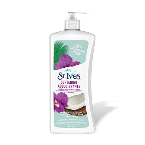 ST IVES BODY LOTION- SOFTENING COCONUT & ORCHID BODY LOTION 621ML