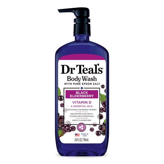 DR TEAL'S ELDERBERRY RENEWING BODY WASH 710ML