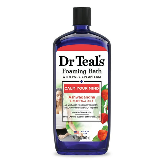 DR TEAL'S FOAMING BATH WITH ASHWAGANDHA- 1000ML