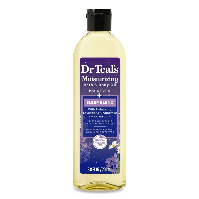 DR TEAL'S MELATONIN MOISTURIZING BATH & BODY OIL 260ML