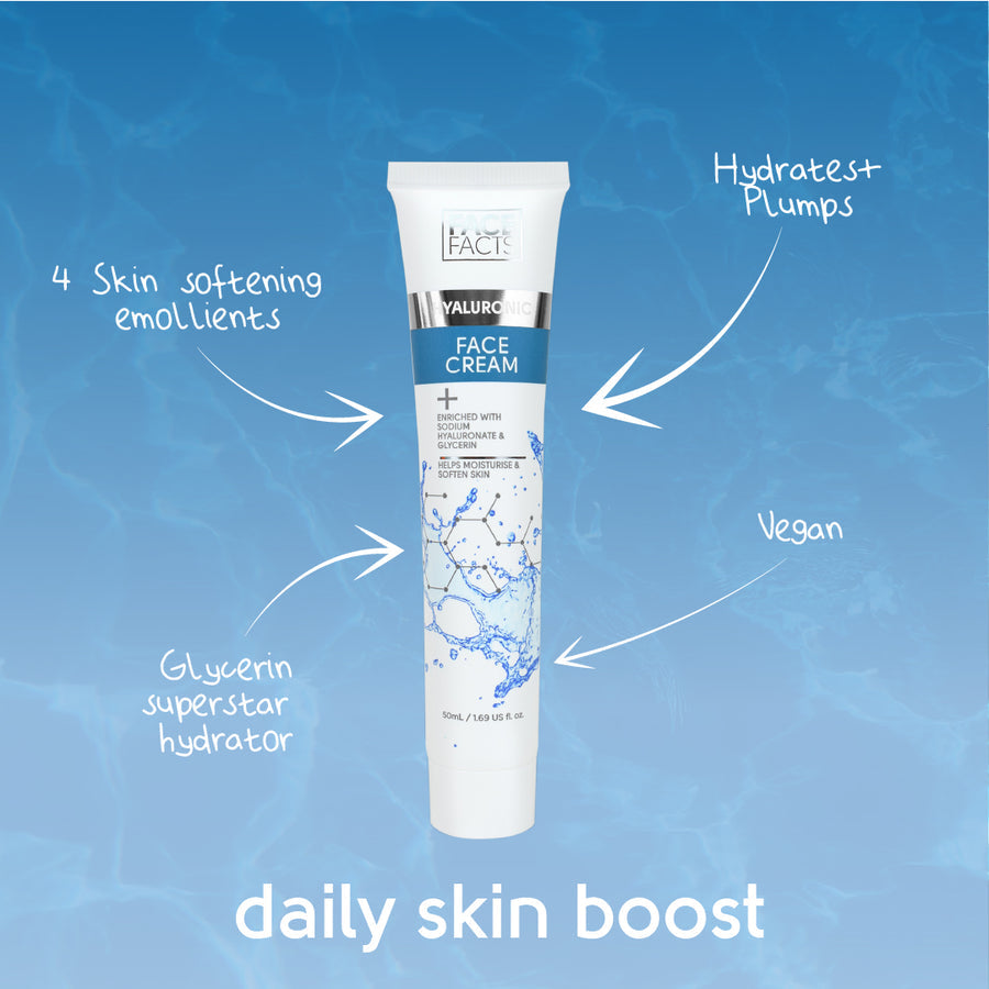 FACE FACTS HYALURONIC HYDRATING FACE CREAM