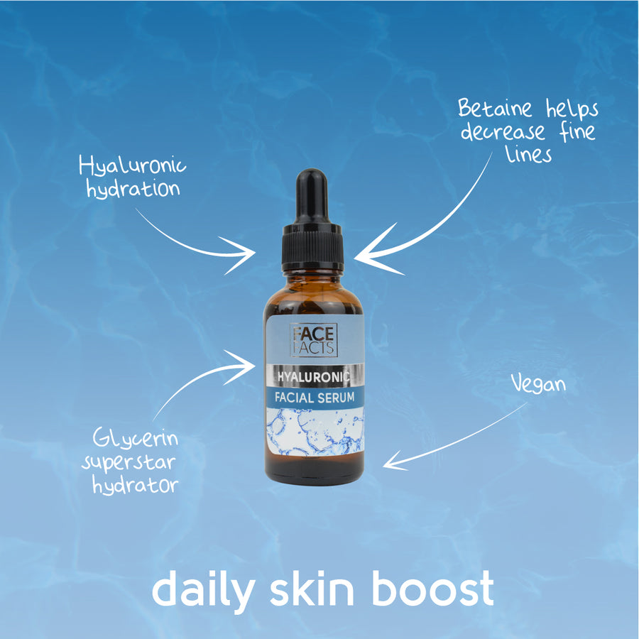 FACE FACTS HYALURONIC HYDRATING FACIAL SERUM