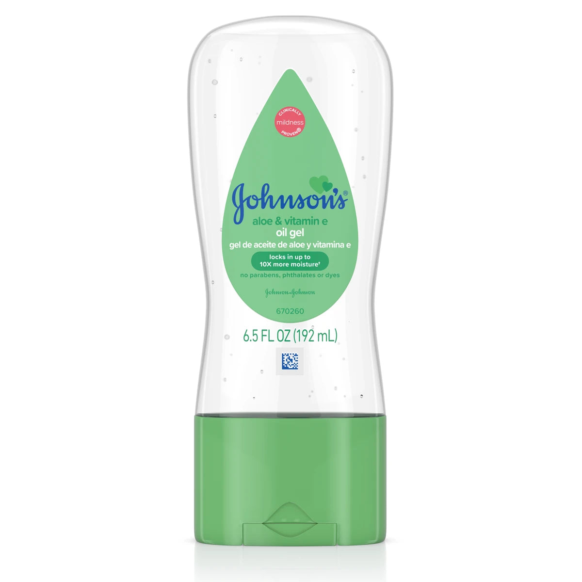 JOHNSON ALOE & VITAMIN E OIL BODY GEL - 192ML