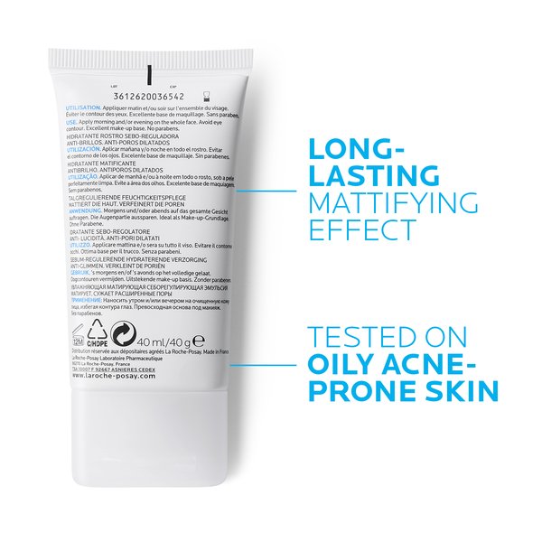 LA ROCHE-POSAY EFFACLAR MATTIFYING FACE MOISTURIZER