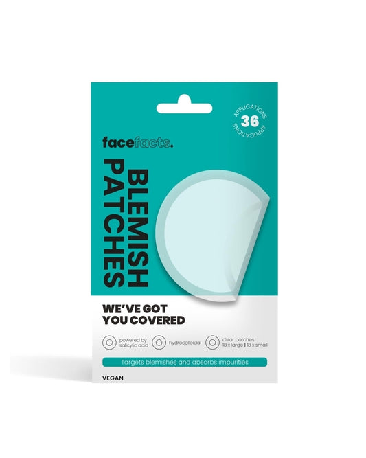 FACE FACTS BLEMISH PATCHES CLEAR & ROUND – 36 PATCHES IN ONE